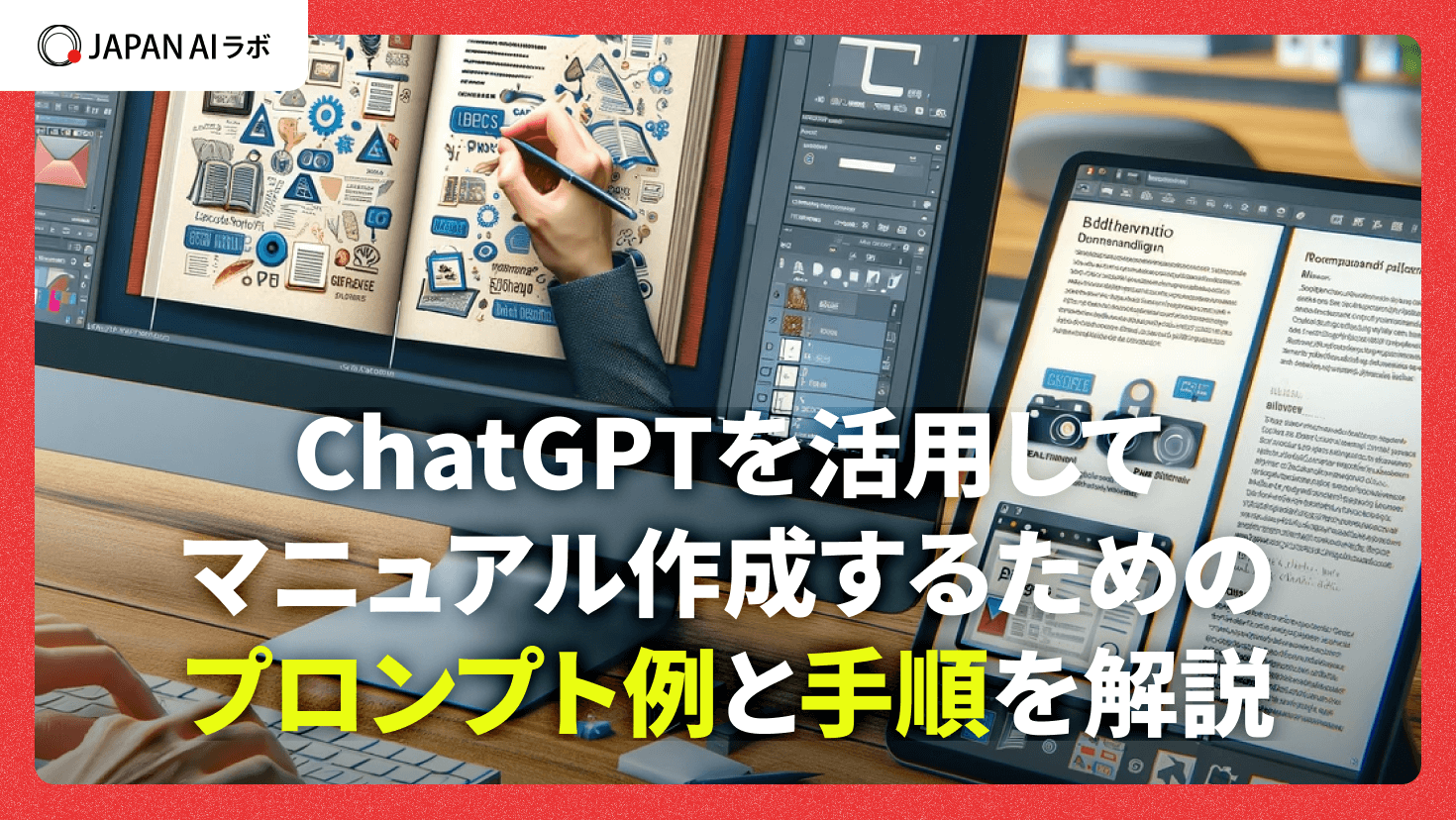 ChatGPTを活用してマニュアル作成するためのプロンプト例と手順を解説